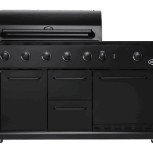 BORETTI LUCIANO BARBECUE OUTDOOR KØKKEN INCL KØLESKAB SORT - 152